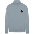 thumbnail image 2 of Men's Levelwear Gray Boston Red Sox Murray Nightfall Quarter-Zip Top, 2 of 3