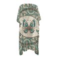 thumbnail image 2 of HELLHERO Loose Bathing Suit Cover Up for Beach Polyester Casual Swimsuit Coverup Butterfly Mandala, 2 of 6