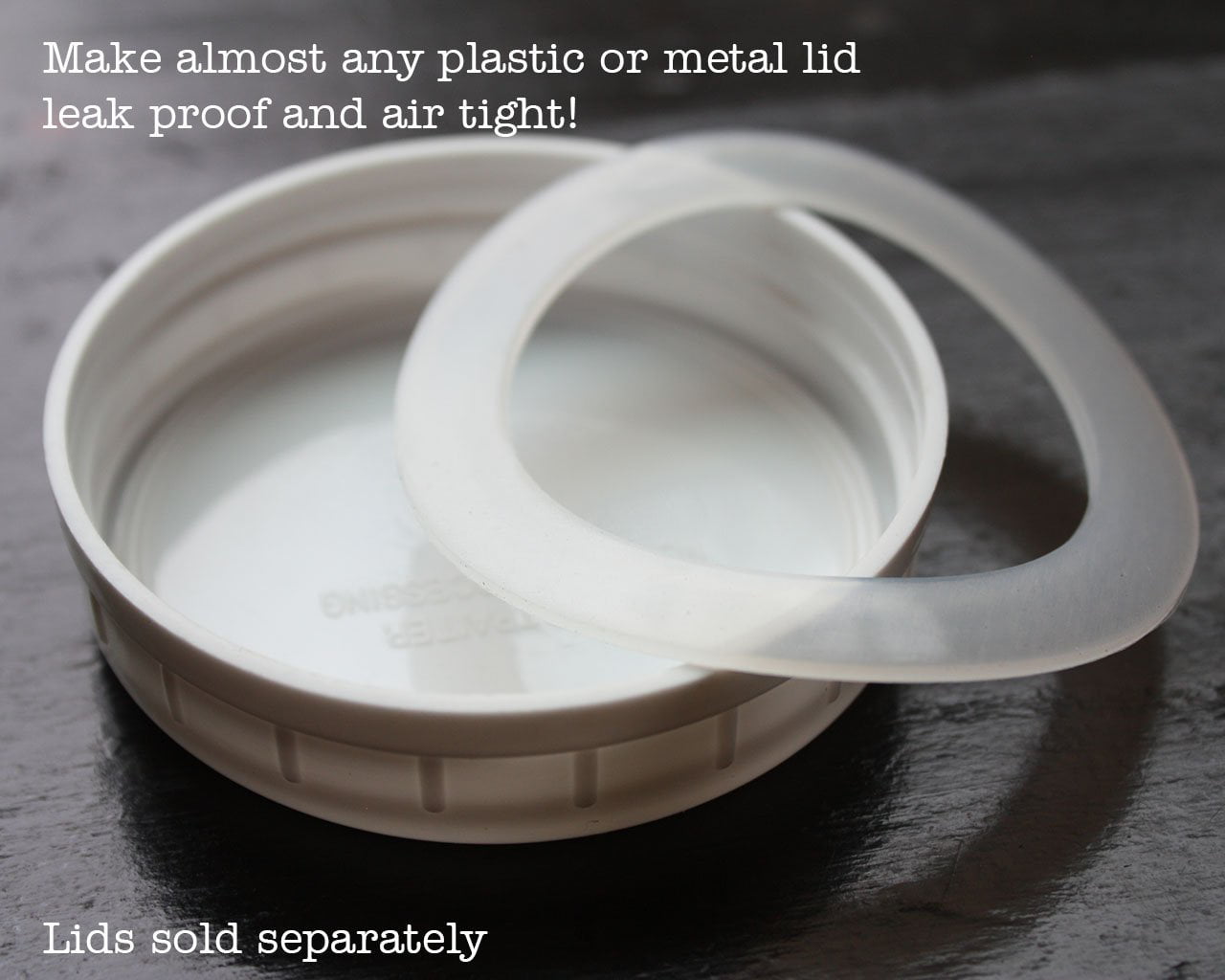 12x Silicone Sealing Rings Gaskets for Leak Proof Regular Mouth Jar Lids Organiz