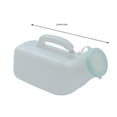 thumbnail image 3 of Men's Spill Proof Portable Urinal With 2000Ml Capacity, Detachable Design For Easy Cleaning, Ideal For Bedridden Elderly Camping Car Travel, 3 of 6