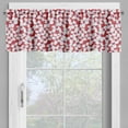 thumbnail image 2 of Ambesonne Floral Valance Pack of 2, Blooming Flowers Pattern, 54"X18", Dark Pink and Pale Grey, 2 of 5