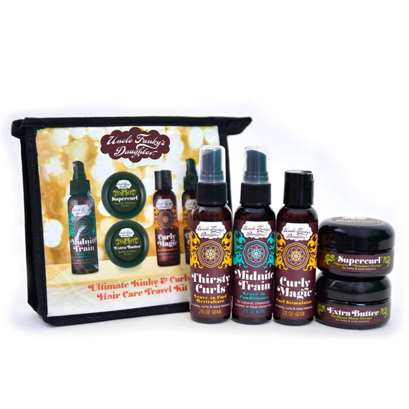 Kit de viaje definitivo para la hija del tío Funky, 5 piezas