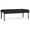 Castillo Black, variant on Waterfall Reception Waiting Room 2-Seat Bench / Charcoal Steel / Black