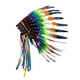 thumbnail image 4 of Indio Sombrero de Cacique Corona de Plumas Adorno para la Cabeza de Cosplay Hecho de Poliéster Cómodo Adecuado para Hombres Y Mujeres Vistoso, 4 of 10