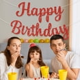 thumbnail image 2 of Cartel de cumpleaños JHZMCRX con purpurina roja, 2 of 7