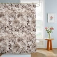 thumbnail image 2 of Bathroom Shower Curtain Farm Cow Animal Fur Texture Waterproof Shower Curtains with Hooks, Minimalist Brown Bath Curtains Bathtub Curtain Home Decor 60x72in, 2 of 9