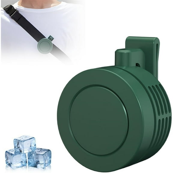 Portable Silent Mini Bladeless Electric Fan, 2025 New Mini Bladeless Fan Clip On, Adjustable 3-Speed Suspended Waist Fans For Outdoor & Travel & Office, Travel