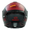 thumbnail image 4 of Casco RODA Revenge Pro Rojo Mate Android Abatible Mica Humo Svs XL, 4 of 7