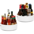thumbnail image 1 of Turntable Storage Containers Organizer for Kitchen, Cabinet, Pantry, Bedroom, Office, Bathroom - Non-Slip 9" & 12" Rotating Organizer for Spice Rack Storage 2 Packs, 1 of 1