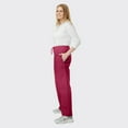 thumbnail image 3 of SPECTRUM UNIFORMS Unisex Scrub Pant Cargo Pant | Elastic and Drawstring Waist Soft Fabric Ideal for Medical Professionals Lab Work Wear Nurse Pant Wine, 3 of 5