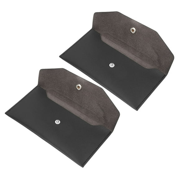 LULULION Ladies Wallets Wallet for Woman Black 2Pcs