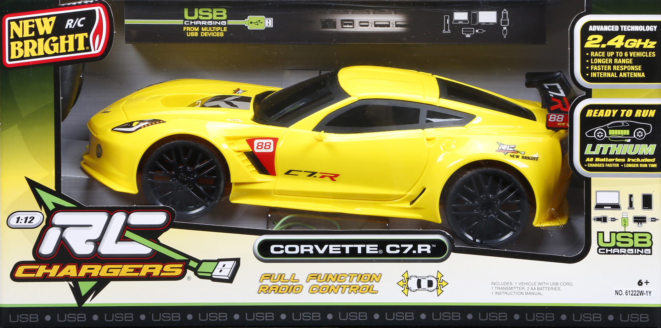new bright rc corvette