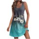 thumbnail image 1 of Vestidos de Verano con Cuello en V para Mujeres 2025 Casual con Bolsillos Boho Beach Camisetas Vestido Tanque Suelto, 1 of 7