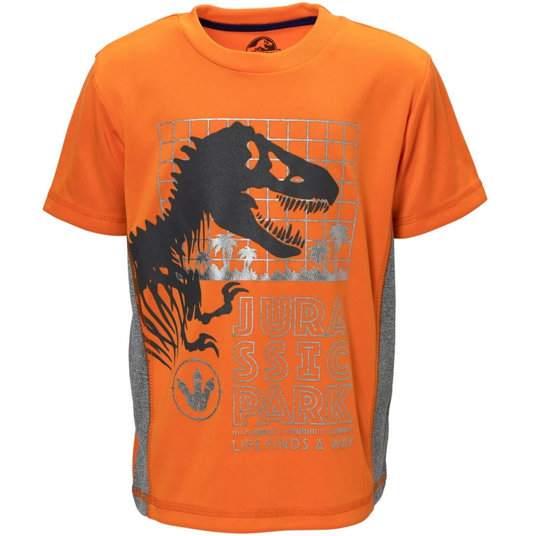 Jurassic World Boys' T-Shirts 3-Pack, Toddler to Big Kid Jurassic World Boys' T-Shirts 3-Pack, Toddler to Big Kid