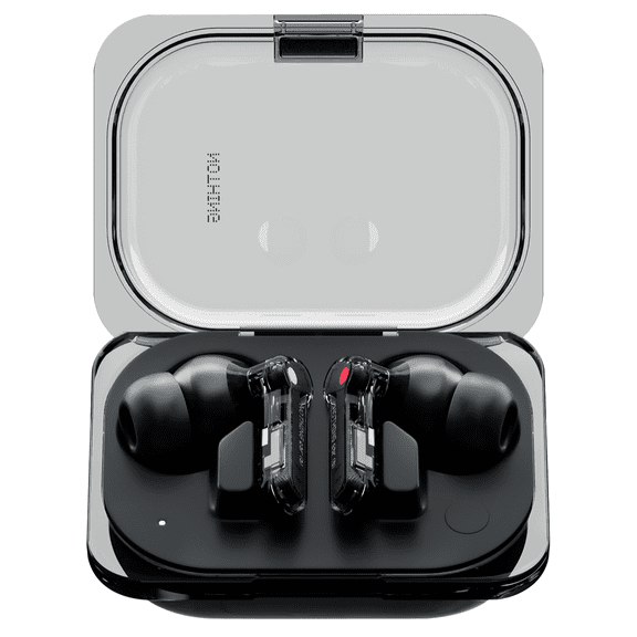 Nothing Ear (a) Wireless Earbuds, 45dB Hybrid Noise Cancelling Earbuds, Hi-Res Audio, Advanced Equaliser, Dual Connect, 6 Mics, 42.5H Playtime Earbuds Wireless Bluetooth Black