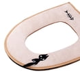 thumbnail image 4 of Toystoory Calentador de baño suave, taburete, tapa lavable, cubierta , almohadilla para asiento de inodoro Juegos de accesorios de baño Beige, 4 of 5