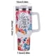 thumbnail image 5 of Taza de acero inoxidable y vaso aislado de 40 onzas con tapa con asa (B) Café, 5 of 9