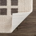 thumbnail image 4 of BoutiqueRugs Baback Contemporary Area Rug - Machine Washable - Peach, Charcoal - 5'3" x 7', 4 of 11
