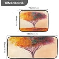 thumbnail image 2 of SKYSONIC Autumn Colorful Tree Kitchen Rugs 2 Pieces, Fall Landscape Floor Mat Room Area Rug Washable Carpet Perfect for Living Room Bedroom Entryway, 2 of 7