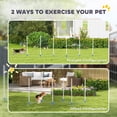thumbnail image 4 of PawHut Adjustable Dog Agility Training Obstacle Set Blue and White, 4 of 9