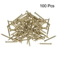 thumbnail image 3 of Uxcell Small Tiny Brass Nails for DIY Pictures Wooden Boxes Household Accessories 1.2x15mm, 3 of 5