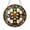 Acrylic 3.5 Inch, variant on Ornamental Fleur De Lis Stained Glass Style Suncatcher, Decorative Window Hanging for Living Room Bedroom Accent Gift
