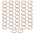thumbnail image 2 of 50 piezas Anillos en D Accesorios para bolsos duraderos, portátiles, compactos, livianos y fáciles de reemplazar para ropa Oro, 2 of 10
