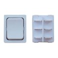 thumbnail image 4 of Valterra Push Button Switch DG436VP Diamond Group; For Slide-Outs Generators/Battery Disconnects; Momentary Switch; Dual Pole Dual Throw; 3 Amp/125 Volt AC; White; 1 Per Card, 4 of 4