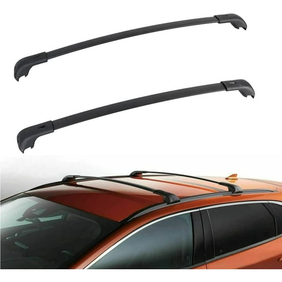 ROSY PIXEL Roof Rack Cross Bars for 2020 2021 2022 2023 Ford Escape Roof Cargo Crossbars Luggage Carriers Black