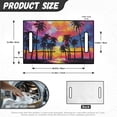 thumbnail image 7 of Whosucclay Tropical Sunset View Golf Cart Accessories, Breathable Golf Cart Seat Cover Simple Disassemble 4 Pockets Golf Cart Seat Protector for Most 2 Seats, 7 of 7