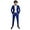 Royal Blue, variant on 2 PC Linen Boys Tuxedos Suit for Wedding Two Buttons Jacket Pants Set Boys Formal Suit Boys Party Suit