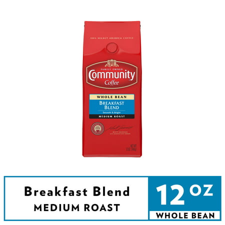Community® Coffee Breakfast Blend Medium Roast Whole Bean Coffee 12 oz.