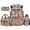 Camo Brown Bow Print, variant on Pzuqiu Duck Camo School Backpack for Girls 4 Piece 17 Inch Large Capacity Bookbag with Lunch Box Pencil Case Water Bottle Holder Lightweight Schoolbag for Middle School Back to School