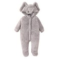 thumbnail image 3 of Sngxgn Baby Bodysuit for Boys Boys Long Sleeve Sleepers(Grey,3M), 3 of 9