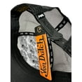 thumbnail image 5 of Von Dutch Trucker Hat Classic 51 Black Embroidered Logo Patch Snapback Cap, 5 of 6
