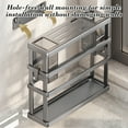 thumbnail image 6 of No-Drill Thickened Carbon Steel Kitchen Knife and Utensil Organizer Integrated Knife Block with Lid Holder and Chopsticks Storage Drainage Tray Countertop Storage Rack for Cutlery, 6 of 6