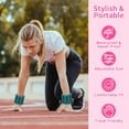thumbnail image 5 of LTECARP Adjustable Ankle & Wrist Weights for Women & Men, 1/2/4 lbs Silicone Design with Comfort Fit - Arm/Leg Workout Weights for Gym, Pilates, Yoga, Walking, Barre, Dance, 5 of 7
