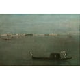 thumbnail image 3 of Francesco Guardi 24x17 Black Modern Framed Museum Art Print Titled - The Grey Lagoon (Gondolas on the Lagoon)&nbsp; (circa 1765), 3 of 5