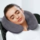 thumbnail image 5 of Almohada de Espuma Multifuncional, Almohada de Cuello al Aire Libre, Almohada de Viaje en Forma de U, Gris, 5 of 6