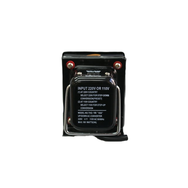 SEVENSTAR THG 100 Up/Down 100W Capacité Maximale Transformateur de Puissance Usage Continu Robuste, (THG 100 Up/Down)