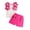 Girls Summer Outfits-Hot Pink, variant on TOWED22 Toddler Girls 2-10Y Summer Clothes 2Pcs Outfits Sleeveless Butterfly Print Cami and Ruffle Hem Shorts Set(Hot Pink,12-18 M)