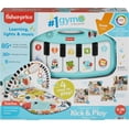 thumbnail image 7 of Fisher-Price Glow and Grow Kick & Play Piano Gym Baby Playmat with Musical Learning Toy, Blue, 7 of 7