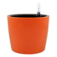 thumbnail image 3 of Almencla 7in Self Watering Planter Automatic Lazy Water Absorption Flower Planter Orange, 3 of 8