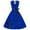 Blue, variant on asdoklhq Summer Cocktail Dresses Beach Dresses for Women Women Vintage V-Neck Sleeveless Print Evening Party Prom Dress Blue M