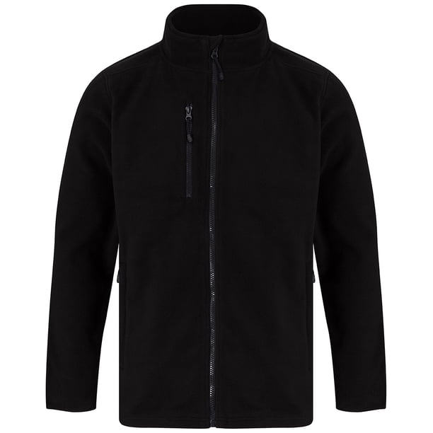 Henbury - Forro Polar de Poliéster Reciclado para Adultos Unisex (Negro)