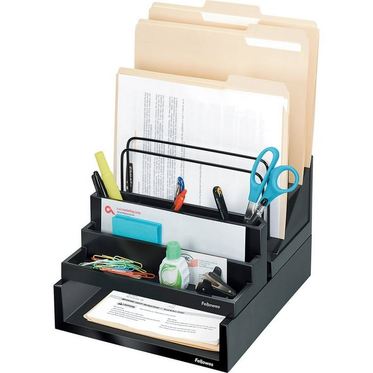 Designer Suites Desk Tray, Plastic, Black Pearl, Sold as 1 Each Designer Suites Desk Tray, Plastic, Black Pearl, Sold as 1 Each