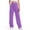 Purple, variant on NAISIBABY Girls Cargo Sweatpants, Elastic Waist Drawstring Straight Leg Soft Causal Active Pants Hot Pink 11-12T