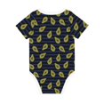 thumbnail image 2 of Daiia Avocado Printed Unisex-Baby Short Sleeve Onesies Bodysuits Baby Climbing Clothes Soft and Comfortable Romper with Expandable Shoulder Design-3 Months, 2 of 8