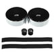 thumbnail image 1 of 1 Juego Bicicleta Manillar Cinta con Finales Tapones para Carretera Bicicleta Negro Blanco Unique Bargains Artículos deportivos, 1 of 7