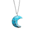 thumbnail image 1 of Riforla Collier en Pierre Naturelle Lune Enroulée Fait Main Collier Arbre Bijoux pour Femmes, 1 of 1